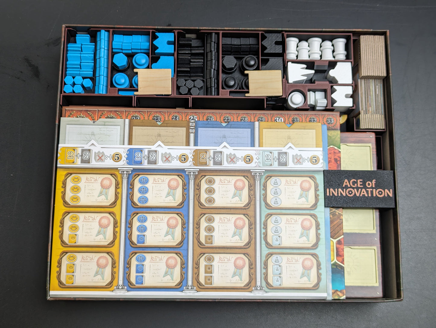 Age of Innovation Brettspiel Insert