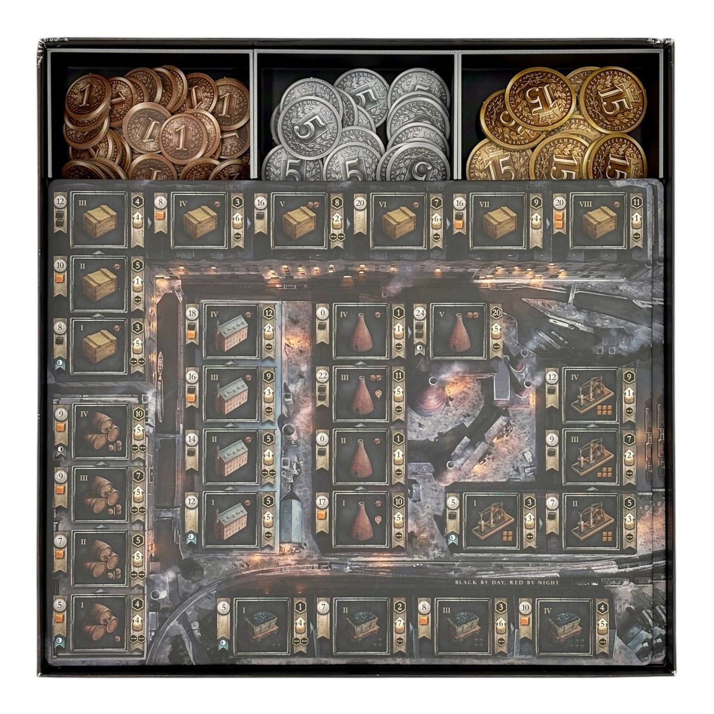 Organizer Einsatz für Brass Birmingham Brettspiel – hochwertiger 3D-Druck Made in Germany