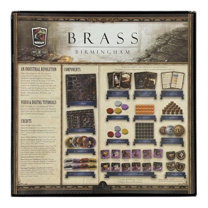 Brass Birmingham Organizer – Übersichtliches Verstauen aller Karten und Marker